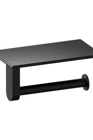 Usine Directe Brauer, Série, Porte-rouleau de toilette, 18cm - Noir mat