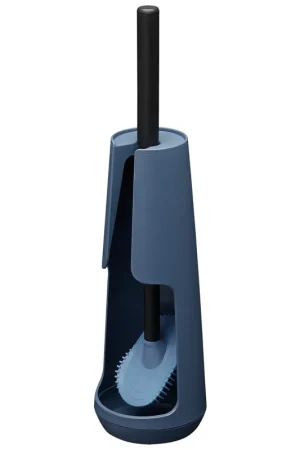 Tiger Tess Porte-brosse WC sur pied avec brosse Swoop® flexible Bleu Noir Bon Plan