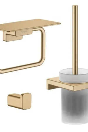 Super Prix Hansgrohe Addstoris Ensemble d‘accessoires WC - 3 pièces - Bronze brossé