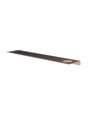 Expédié Aujourd'hui Hotbath &MORE Tablette - 60cm - rails de fixation inclus - 1 découpe - pour distributeur de savon ou gobelet - Cuivre brossé PVD