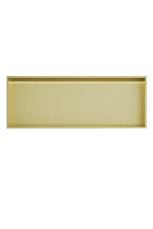 Acheter En Ligne Hotbath &MORE Boîte d‘encastrement ou niche encastrée - 30x80x10 - avec LED IP44 - Laiton brossé PVD