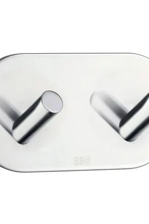 Bon Marché Smedbo Beslagsboden Porte-serviettes - 9.6x4.8x3.2cm - autocollant - Acier inoxydable poli