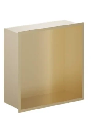 Crosswater Niche de douche - 30,5x30,5cm - Laiton brossé Offre Limitée