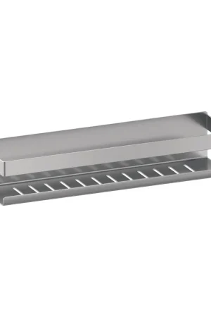 Brauer Etagère de douche - 40x10cm - Inox brossé Commander Vite