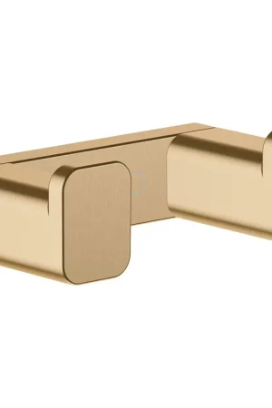 Commander Maintenant Hansgrohe Addstoris Crochet double porte-serviettes bronze brossé