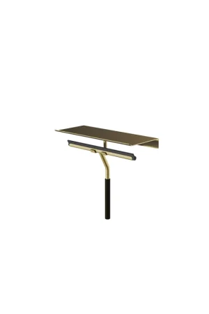 Soldes Hotbath &MORE Raclette à vitre - Laiton brossé PVD
