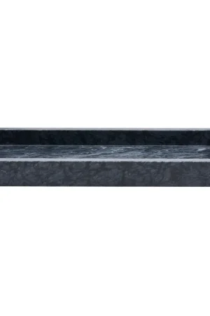 Wellmark Plateau Marble 30x13cm Marbre Anthracite Expédition Rapide