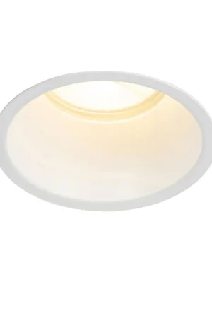 Achat Immédiat QAZQA Dept Spot encastré - 10.5x10.5x10.4cm - dimmable - IP44 - blanc mat