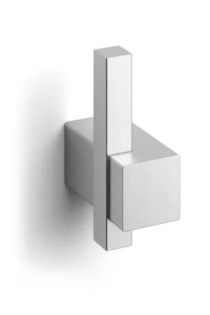Zack Carvo Patère - 7x5cm - simple - acier inoxydable brossé Bon Marché