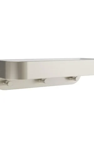 Crosswater Panier de douche Mural Insert blanc Inox brossé Nouveauté