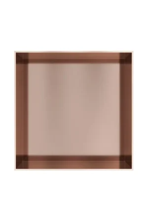 Solde Hotbath &MORE Boîte encastrée ou niche murale - 30x30x10 - sans cadre - Cuivre brossé PVD