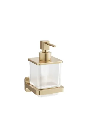 Crosswater Rotar Distributeur de savon - 14.9x11x8cm - laiton brossé Commander Vite