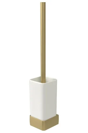 Acheter En Ligne Haceka Aline Ensemble balai de WC Aluminium Brossé Or