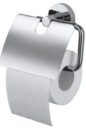 Achetez Aujourd'hui Haceka Kosmos Porte-rouleau de papier toilette - avec couvercle - chrome