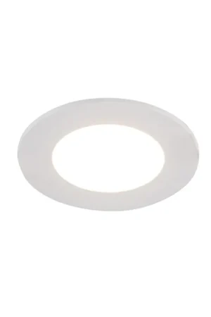 Dernière Chance QAZQA Blanca Spot encastrable - 9x9cm - LED incluse - variation en 3 étapes - IP44 - blanc mat