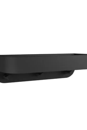 Crosswater Panier de douche Monté au mur Insert noir Noir mat Meilleur Choix