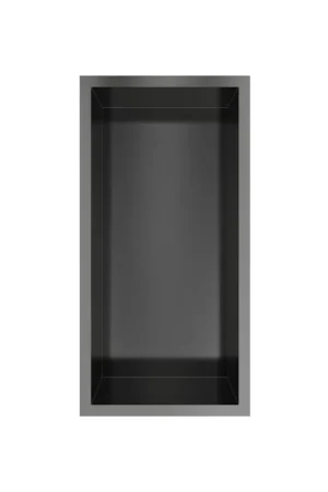 Vente Directe Hotbath &MORE Boîte encastrée ou niche encastrée - 30x15x10 - Gunmetal brossé PVD