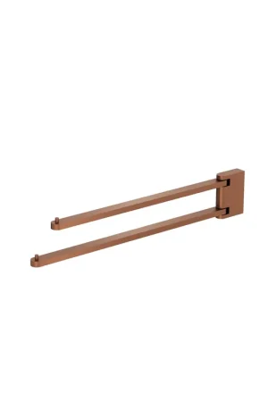 Crosswater MPRO Barre porte-serviettes - 44,6 cm - pivotante - bronze brossé Authentique