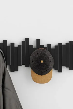 Umbra Sticks patère 49x18x3cm Matière synthétique Noir Prix Choc