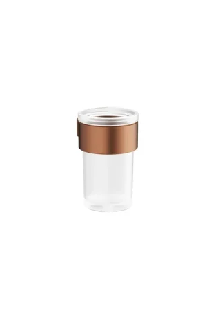 Crosswater Velo Porte-gobelet -11x8.4x6.9cm - avec gobelet - bronze brossé Promotion Saisonnière