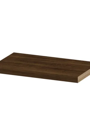 Solde INK 35d étagère murale - 60x35x3.5cm - bord avant chanfreiné - pour niche - MFC Chêne cuivre