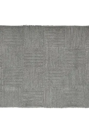 Sealskin Reverse Tapis de bain 90x60cm coton gris Solde