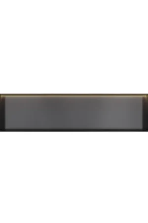 Acheter Direct Hotbath &MORE Boîte encastrée ou niche encastrée - 30x120x10 - sans cadre + LED - Noir brossé PVD