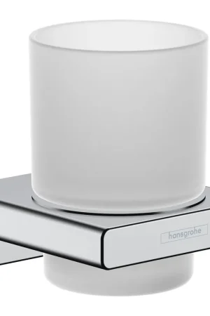 Commander Vite Hansgrohe Addstoris porte-verre mural avec verre chrome