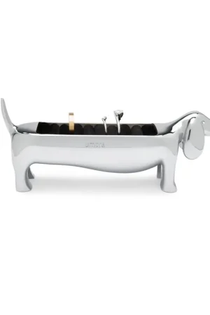 Umbra Dachsie porte-bagues 4x14x6cm chien zinc chrome Expédition Rapide