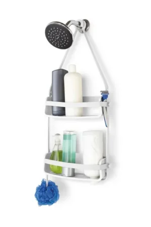 Umbra Flex étagère de douche 31x65x9cm polyester Blanc Populaire