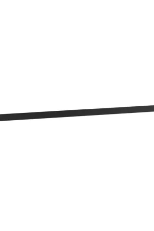 Smedbo Beslagboden Cube Porte-serviettes - 63.3x4.8x3.1cm - autocollant - Acier inoxydable Noir mat Livraison Express