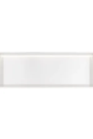 Seulement Aujourd'hui Hotbath &MORE Boîte d‘encastrement ou niche encastrée - 30x80x10 - avec LED IP44 - Blanc mat