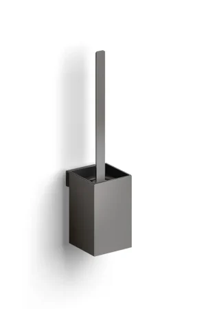 Clou Fold ensemble brosse WC - 35,5cm de haut - modèle mural - PVD - gunmetal brossé (anthracite) Commander Vite