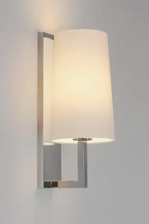 Astro Riva 350 Applique murale 35x8x10cm IP44 douille E27 chrome Livraison Express
