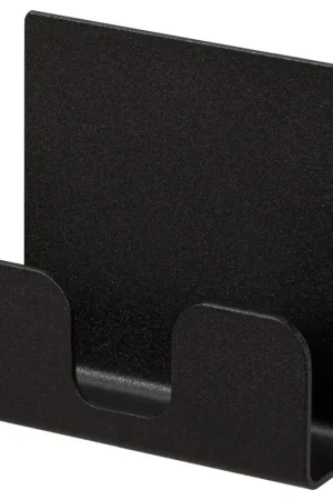 Vente Directe Haceka Redefine Patère - double - autocollante - noir mat