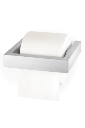 Bon Plan Zack LINEA Porte-rouleau de papier toilette - 15cm - inox brossé mat
