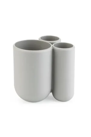 Top Vente Umbra Touch porte-brosses à dents 10x8x10cm Polyester Gris
