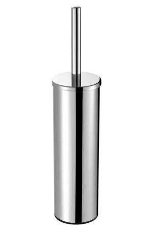 Affaire À Saisir Geesa Nemox Brosse de toilette - sur pied - tête de brosse blanche - chrome