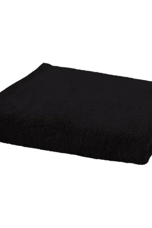 Aquanova London Serviette de bain 70x130cm Noir à l‘unité Affaire À Saisir