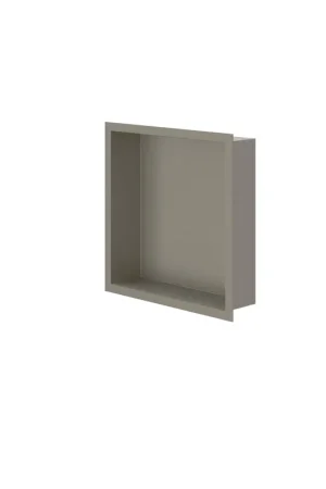 Affaire À Saisir IVY Niche de salle de bains - 30x30x7.5cm - Nickel brossé PVD