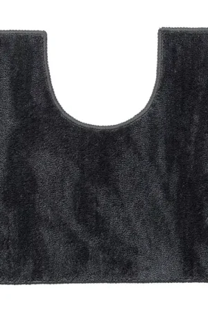 Sealskin Doux Tapis de toilette 45x50 cm Polyester Gris foncé Top Vente