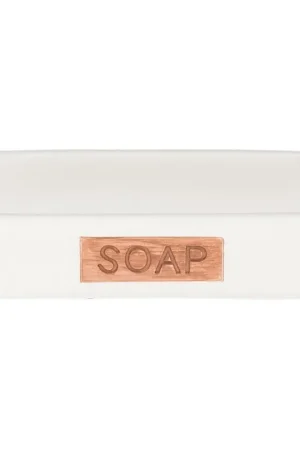Sealskin Pierra Porte-savon Polyresin Blanc Expédition Rapide