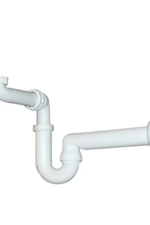 Tiger Siphon gain de place 5/4‘‘ ø 40 mm Blanc 4x27x71.1cm Jusqu'à Épuisement Des Stocks