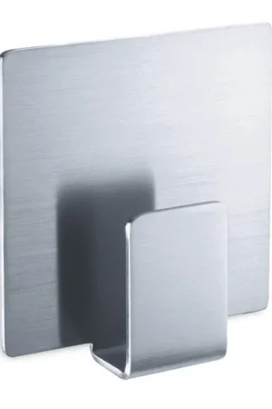 Usine Directe Zack Appeso Patère porte-serviette 5,8x5,5cm Inox mat satiné