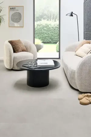 Sol vinyle CALDERA Lamett, Béton Béton, dalle 61.50 x 123.00 cm Expédié Aujourd'hui