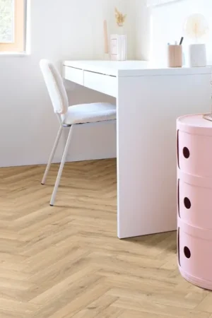 Sol vinyle rouleau TRENTO 2M , Bois bâton rompu chêne, rouleau 2.00 m Offre Limitée