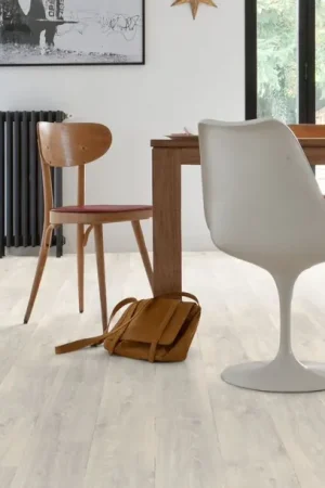 Sol vinyle rouleau TEXLINE 3M Gerflor, Bois cérusé blanc, rouleau 3.00 m Dernier Modèle