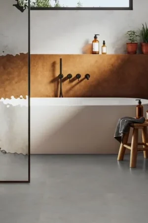 Sol vinyle rouleau TEXLINE Gerflor, Béton gris clair, rouleau 4.00 m Retour Gratuit