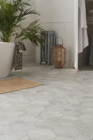 Haute Qualité Sol vinyle rouleau TEXLINE NATURE 4M Gerflor, Carrelage crème, rouleau 4.00 m