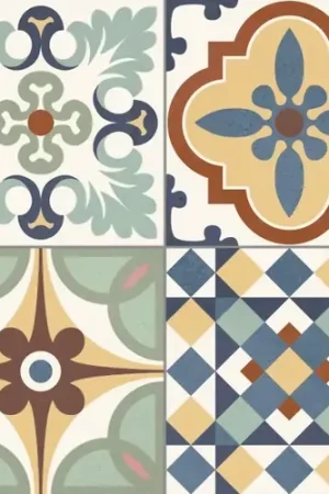 Vente Directe Carrelage sol effet carreaux de ciment Tradition mix 33,15*33,15 cm